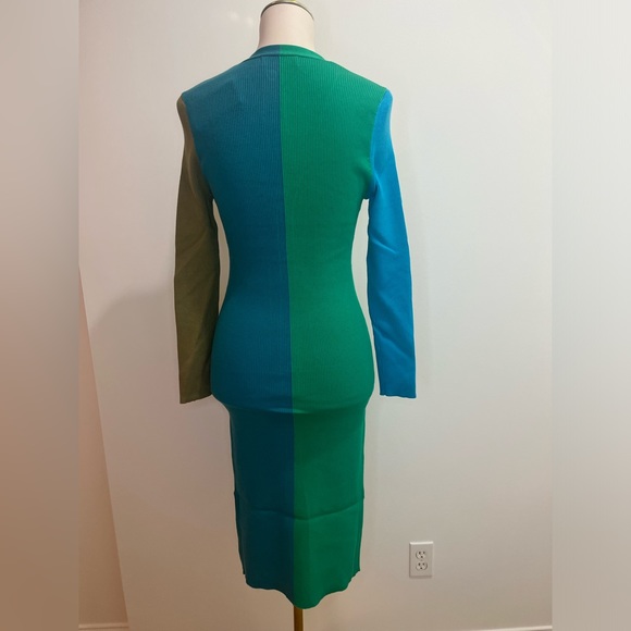 NWT Deep Sea Ribbed Sweater Midi Dress - Picture 6 of 10